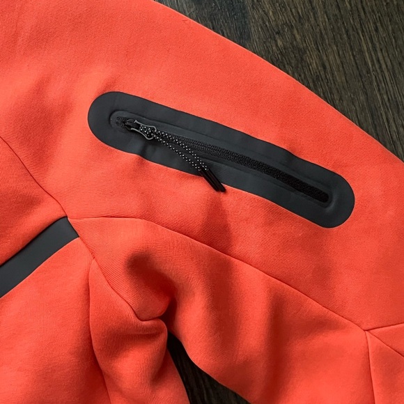 Nike Men's Tech Fleece Full-Zip Windrunner Hoodie Hooded Sweatshirt Orange S - Picture 5 of 6